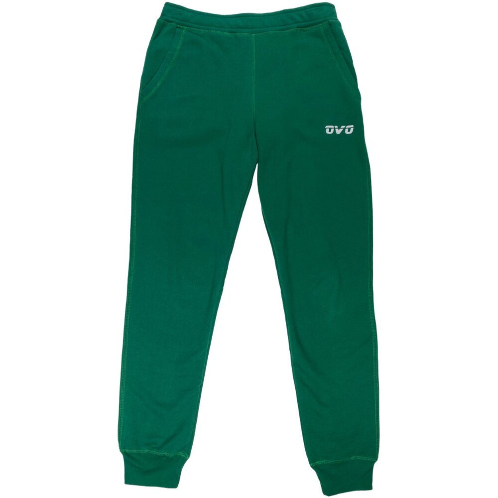 Octobers Very Own Motor Sport Logo Sweatpants Green men's size Small